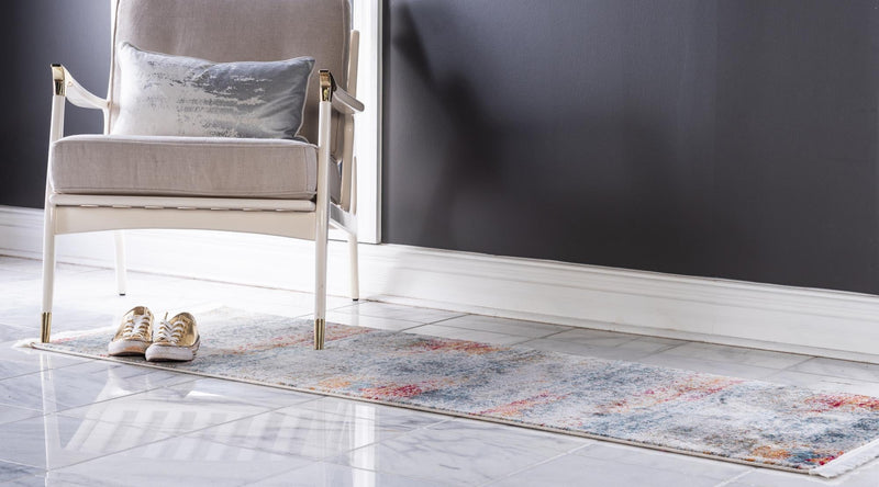 Caribbean Breeze Collection Area Rug - Isla Runner Cream lifestyle 28