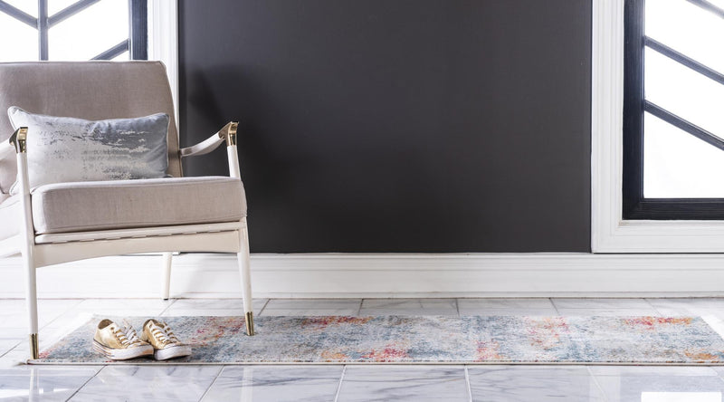 Caribbean Breeze Collection Area Rug - Isla Runner Cream lifestyle 34