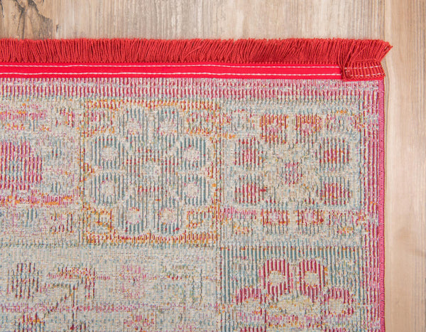 Caribbean Breeze Collection Area Rug - Hibiscus Rectangle Pink lifestyle 10