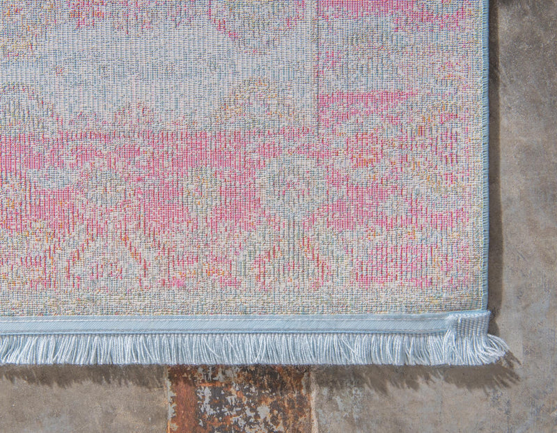 Caribbean Breeze Collection Area Rug - Juniper Rectangle Blue lifestyle 10