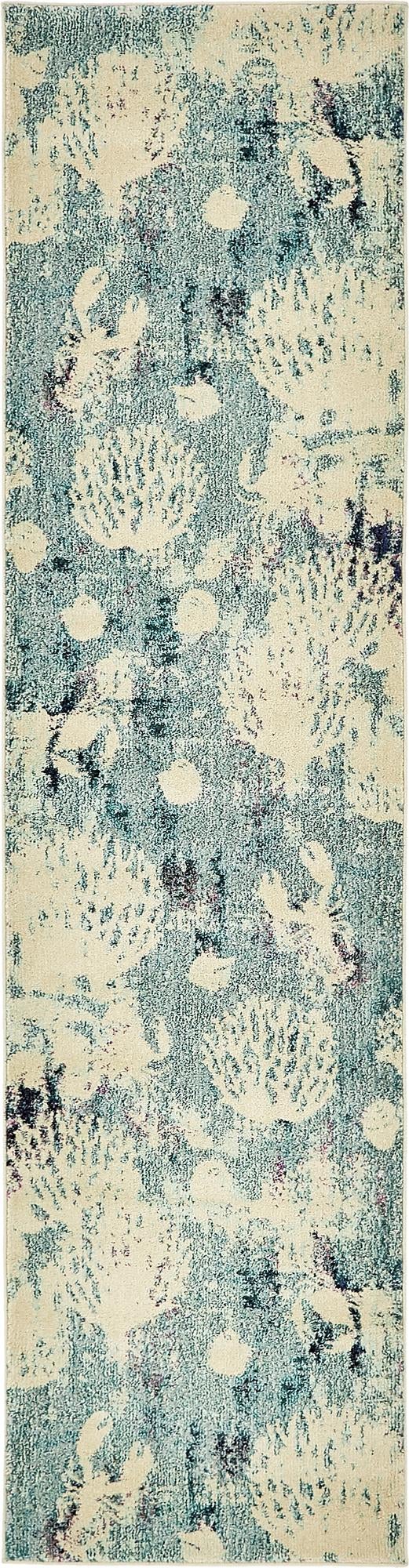 Sorrento Shores Collection Area Rug - Vico Runner Light Blue lifestyle 26