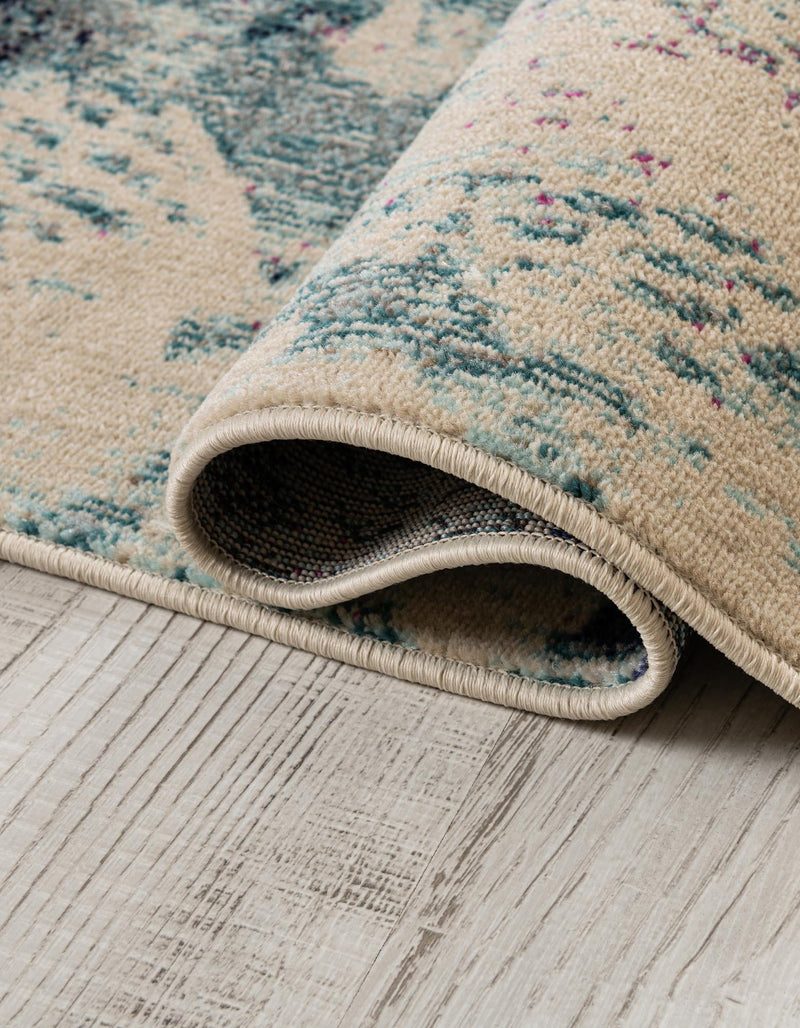 Sorrento Shores Collection Area Rug - Vico Runner Light Blue lifestyle 37