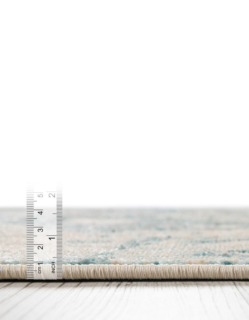 Sorrento Shores Collection Area Rug - Vico Runner Light Blue lifestyle 38