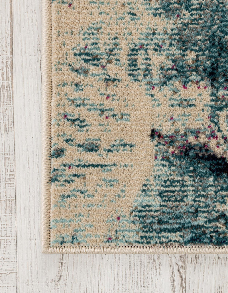 Sorrento Shores Collection Area Rug - Vico Runner Light Blue lifestyle 39