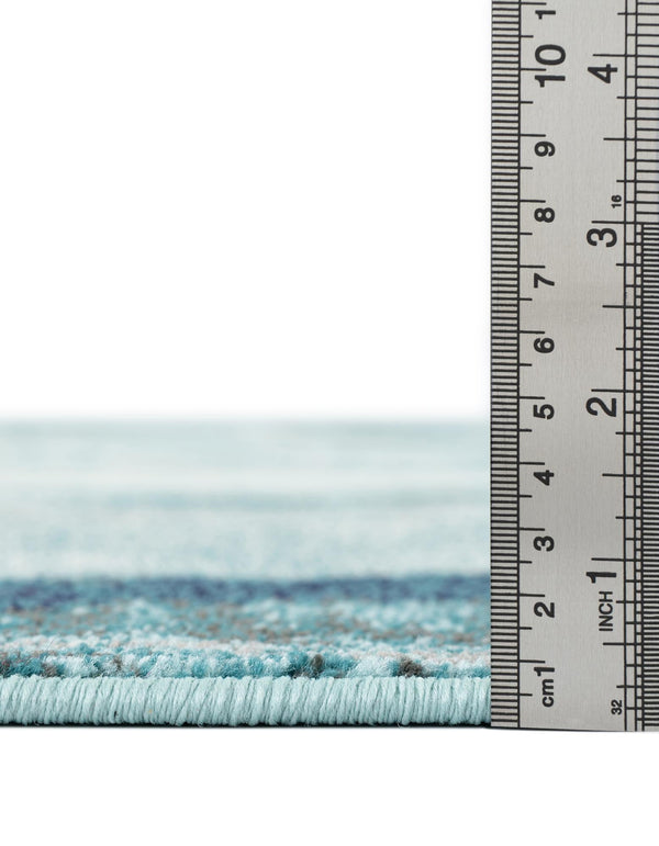 Sorrento Shores Collection Area Rug - Praiano Rectangle Light Blue lifestyle 5