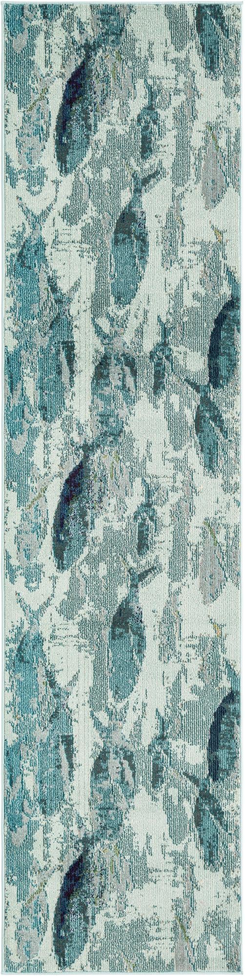 Sorrento Shores Collection Area Rug - Praiano Runner Light Blue lifestyle 16