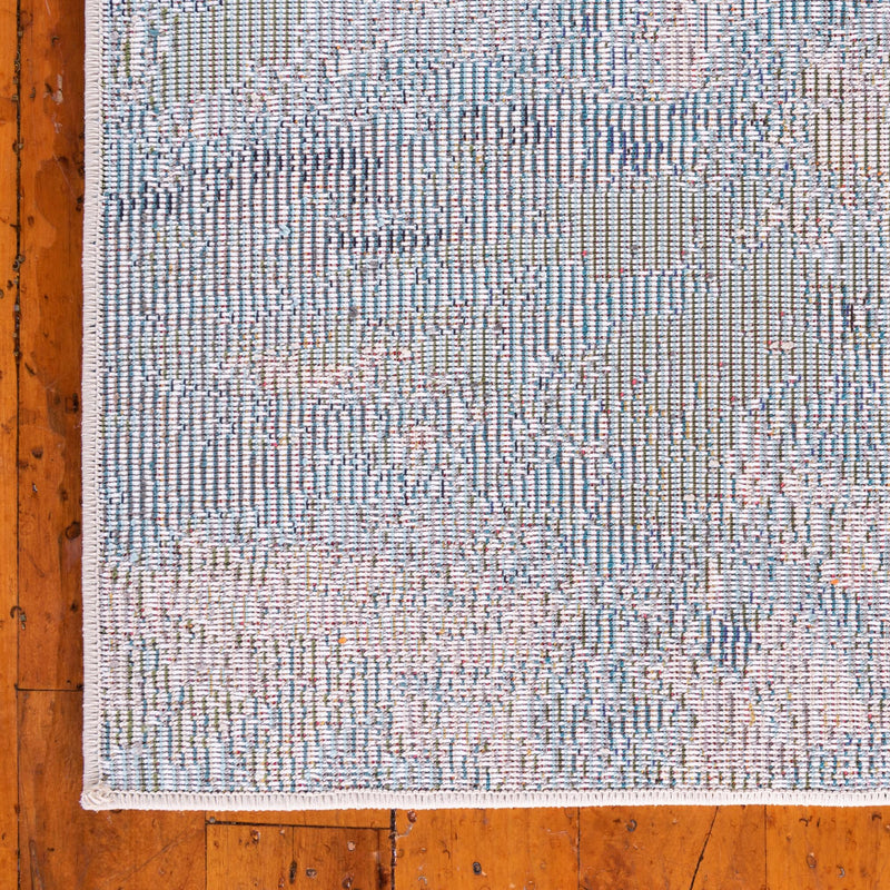 Chromatic Oasis Collection Area Rug - Serene Rectangular Light Blue lifestyle 67