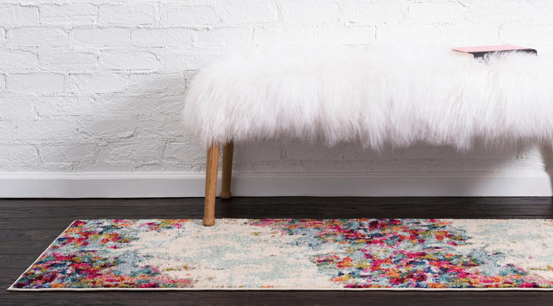 Chromatic Oasis Collection Area Rug - Blush Runner Multi lifestyle 33