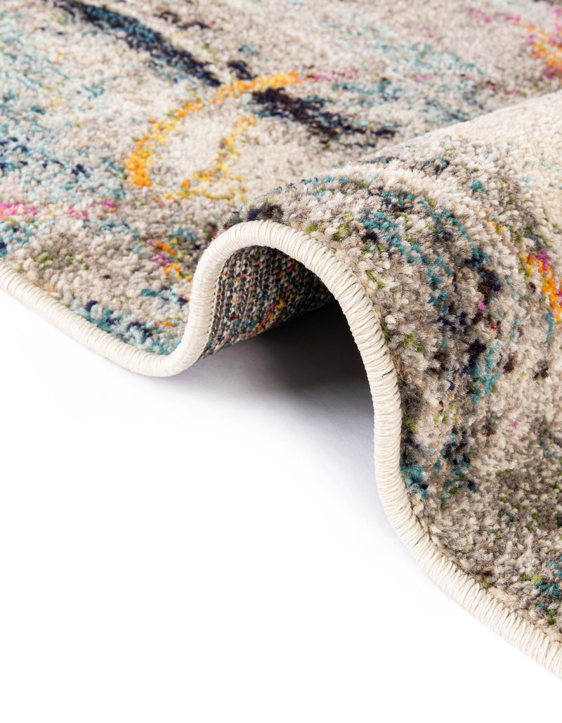 Chromatic Oasis Collection Area Rug - Fresco Rectangular Multi lifestyle 36