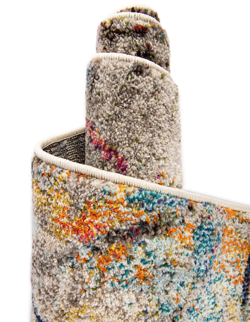 Chromatic Oasis Collection Area Rug - Fresco Rectangular Multi lifestyle 38