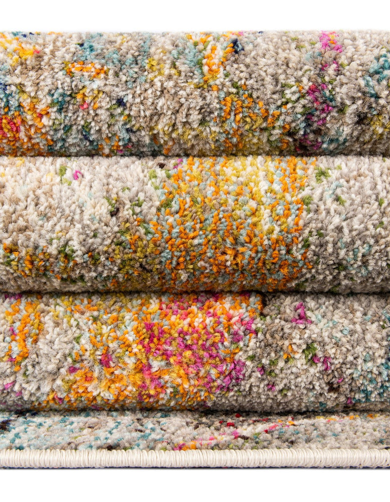 Chromatic Oasis Collection Area Rug - Fresco Rectangular Multi lifestyle 44