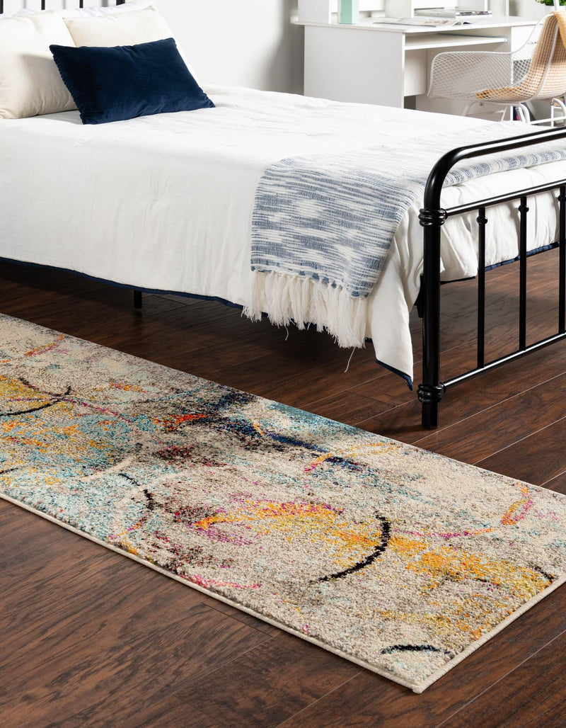 Chromatic Oasis Collection Area Rug - Fresco Runner Multi lifestyle 24