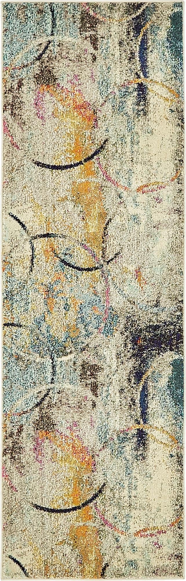 Chromatic Oasis Collection Area Rug - Fresco Runner Multi lifestyle 18