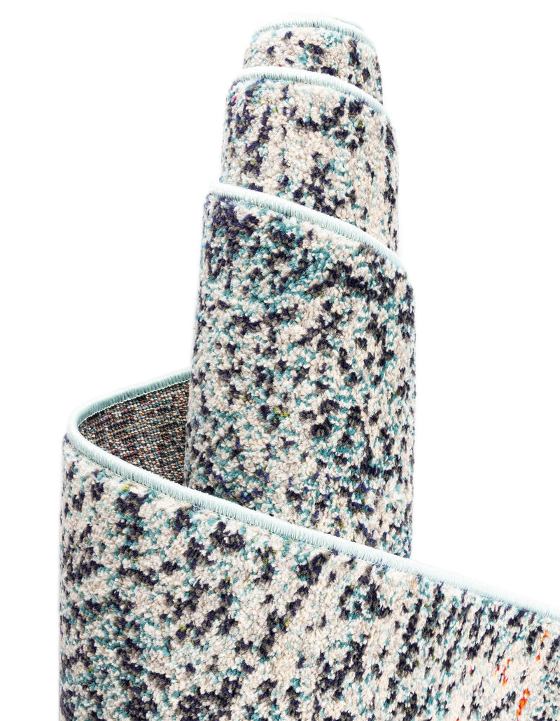 Venetian Tapestry Collection Area Rug - Lido Rectangular Blue lifestyle 45