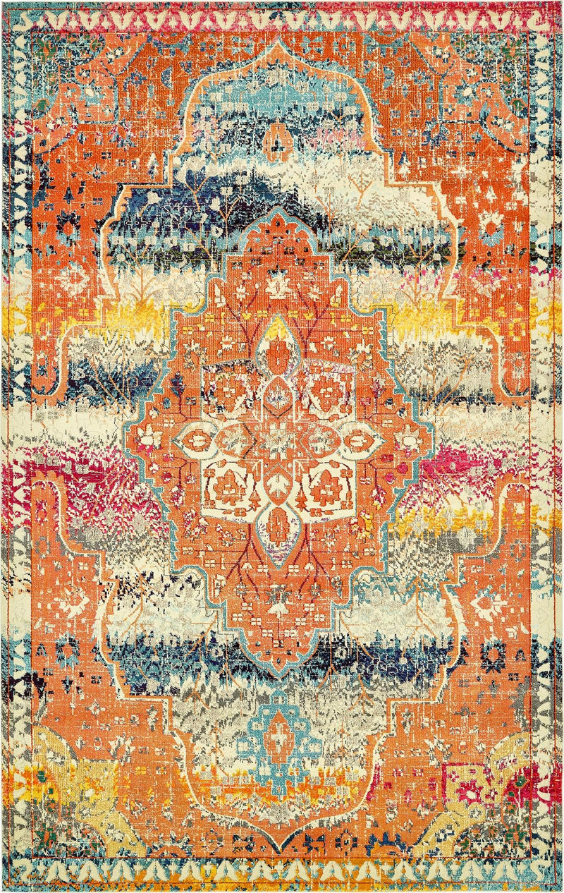 Venetian Tapestry Collection Area Rug - Rialto Rectangular Multi lifestyle 15