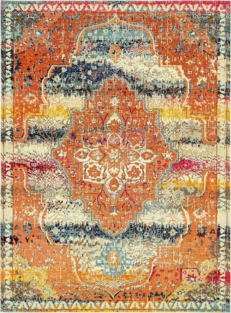 Venetian Tapestry Collection Area Rug - Rialto Rectangle Multi Main