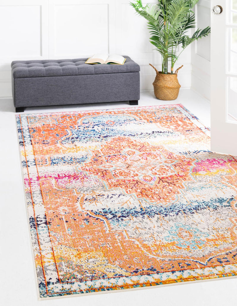 Venetian Tapestry Collection Area Rug - Rialto Rectangular Multi lifestyle 18