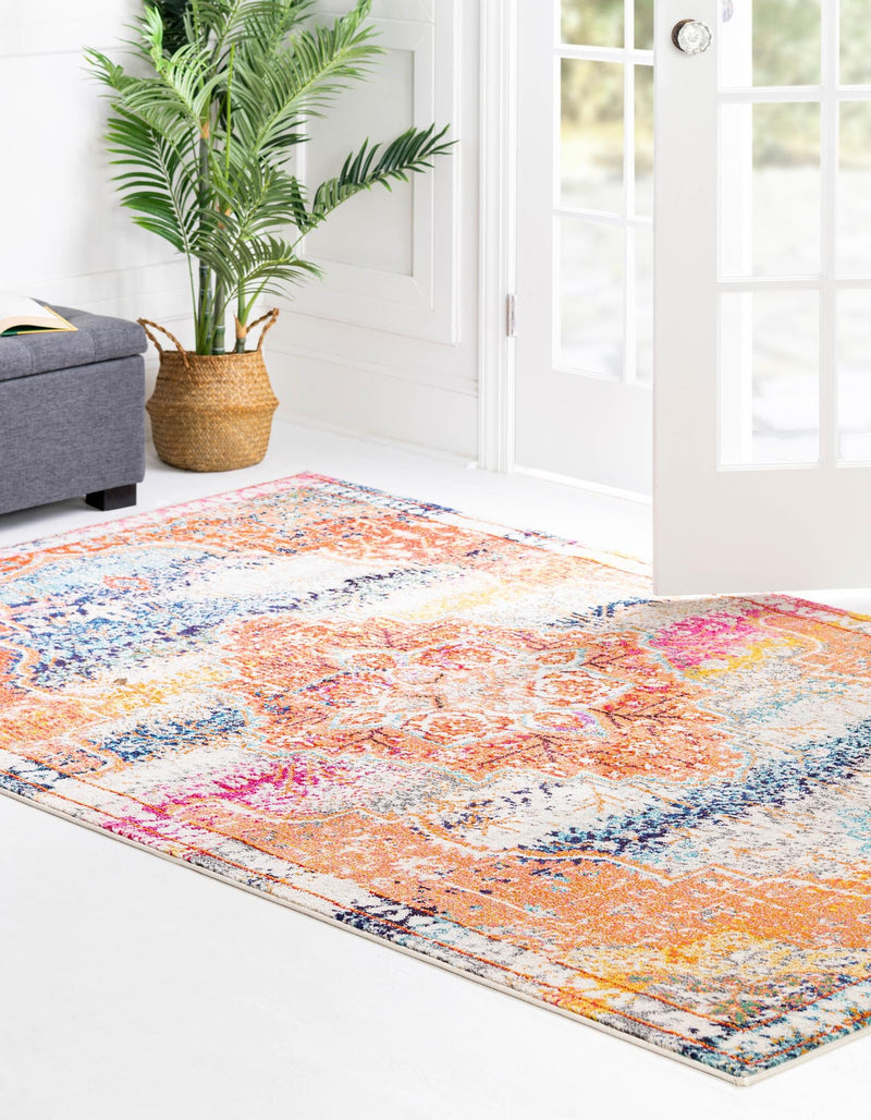 Venetian Tapestry Collection Area Rug - Rialto Rectangular Multi lifestyle 21