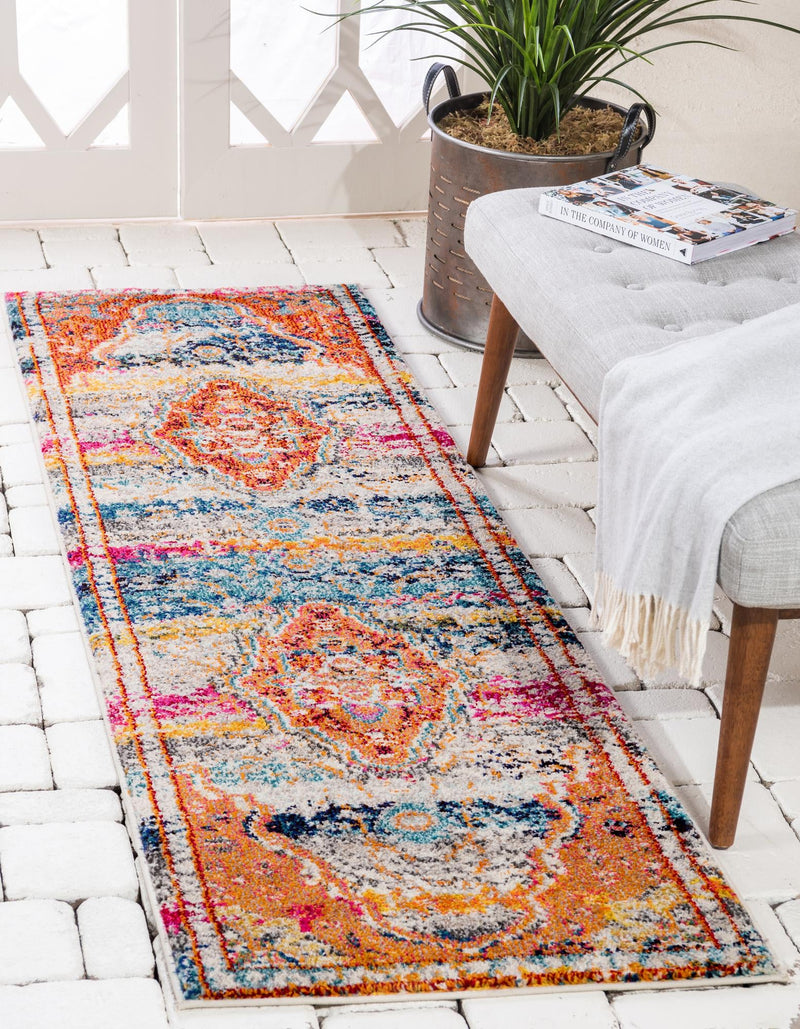 Venetian Tapestry Collection Area Rug - Rialto Runner Multi lifestyle 20