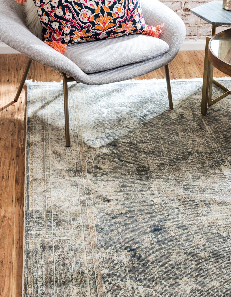 Caribbean Breeze Collection Area Rug - Utila Rectangle Fume Gray lifestyle 3