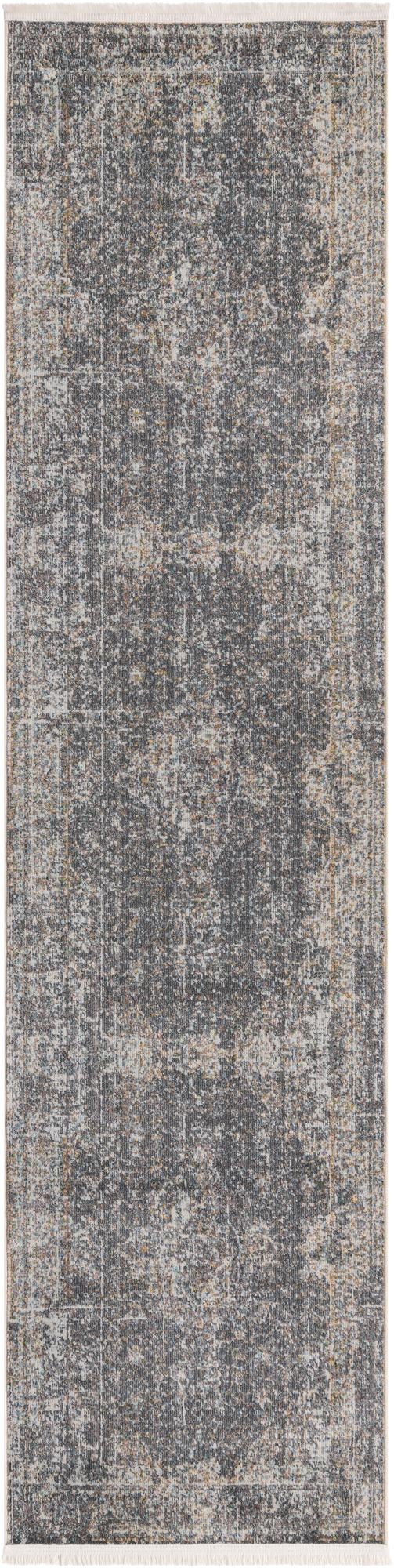 Caribbean Breeze Collection Area Rug - Utila Runner Fume Gray lifestyle 18