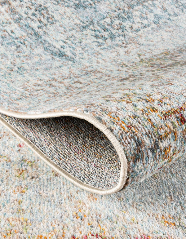 Caribbean Breeze Collection Area Rug - Yucatan Round Multi lifestyle 32