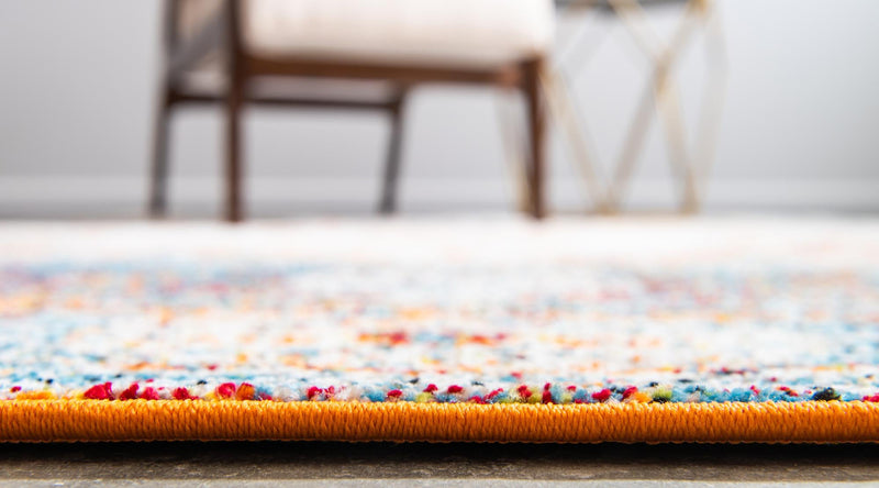 Amalfi Coast Woven Collection Area Rug - Ravello Rectangle Beige lifestyle 6