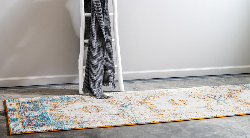 Amalfi Coast Woven Collection Area Rug - Ravello Runner Beige lifestyle 29