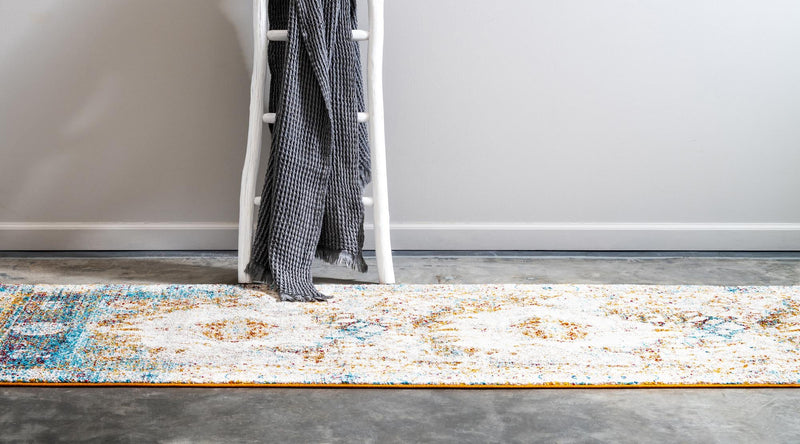 Amalfi Coast Woven Collection Area Rug - Ravello Runner Beige lifestyle 66