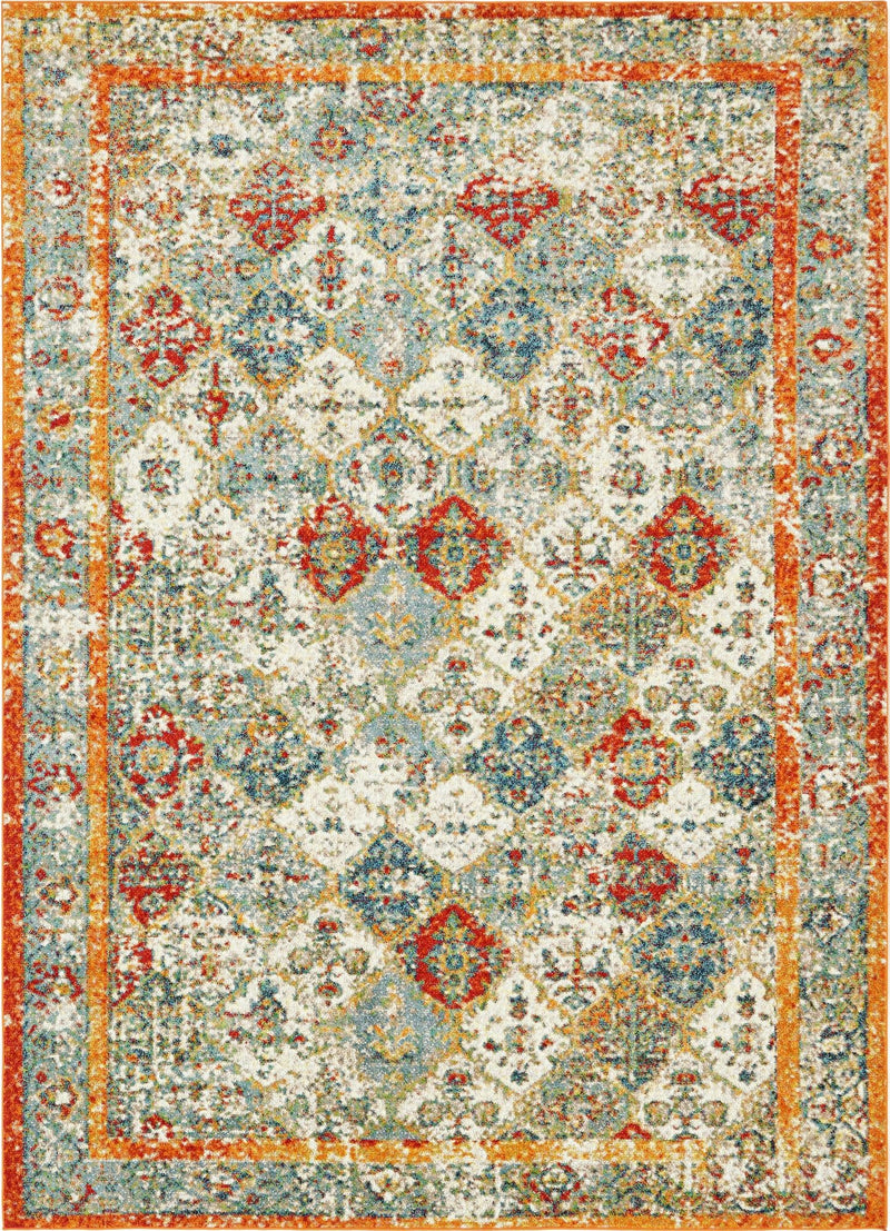 Amalfi Coast Woven Collection Area Rug - Positano Rectangle Beige lifestyle 3