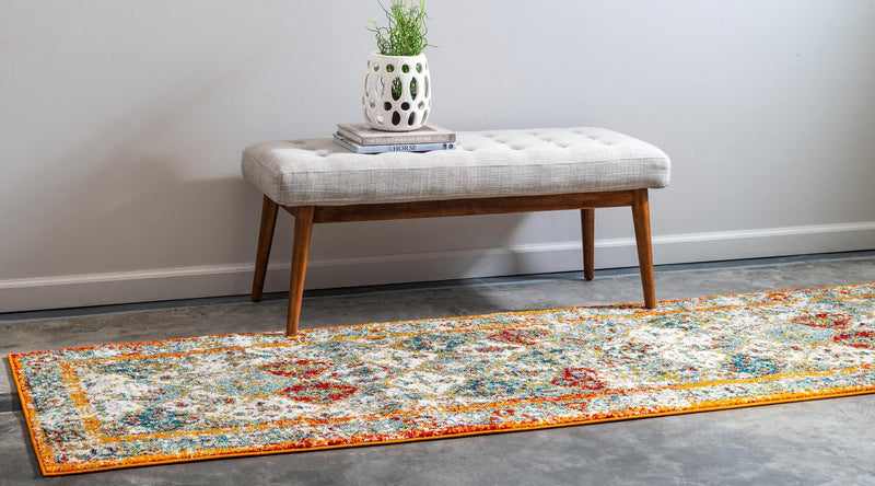 Amalfi Coast Woven Collection Area Rug - Positano Runner Beige lifestyle 69
