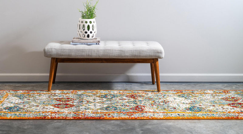 Amalfi Coast Woven Collection Area Rug - Positano Runner Beige lifestyle 80