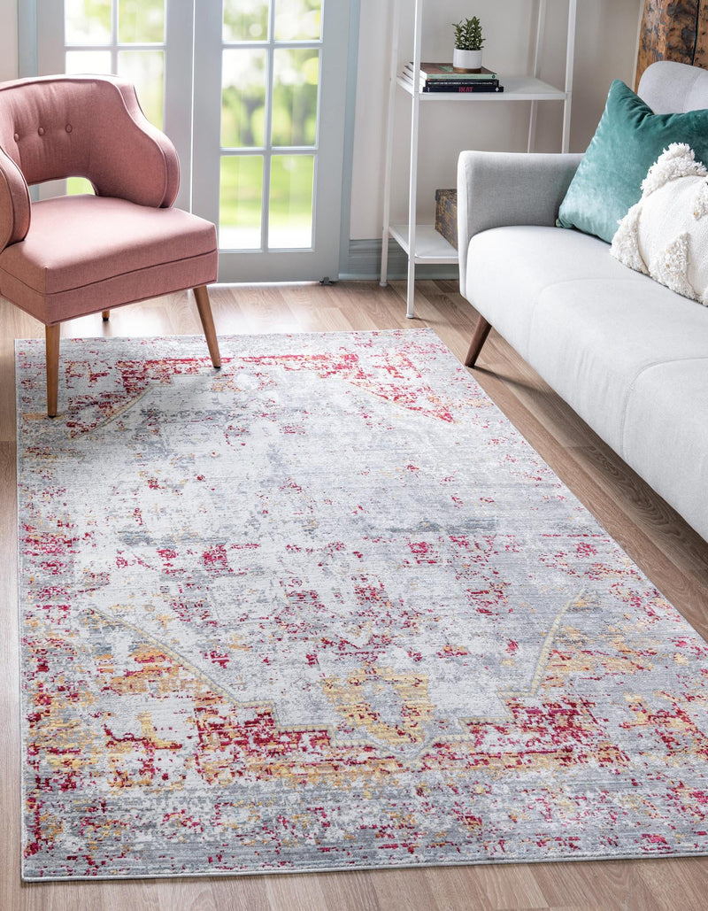 Lagoon Luxe Collection Area Rug - Seastar Rectangle Gray lifestyle 2
