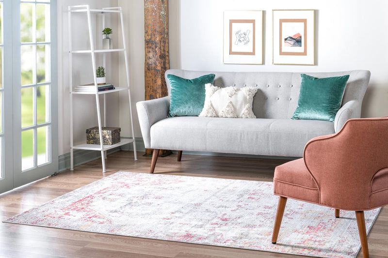 Lagoon Luxe Collection Area Rug - Seastar Rectangle Gray lifestyle 3