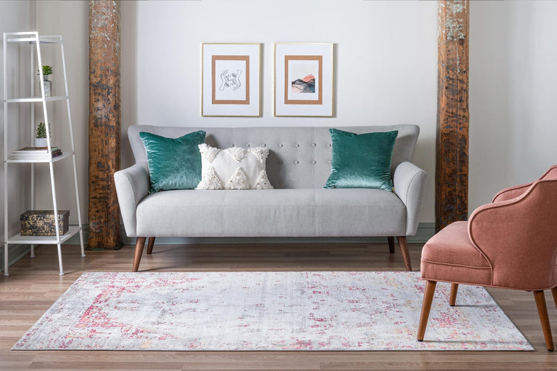 Lagoon Luxe Collection Area Rug - Seastar Rectangle Gray lifestyle 4
