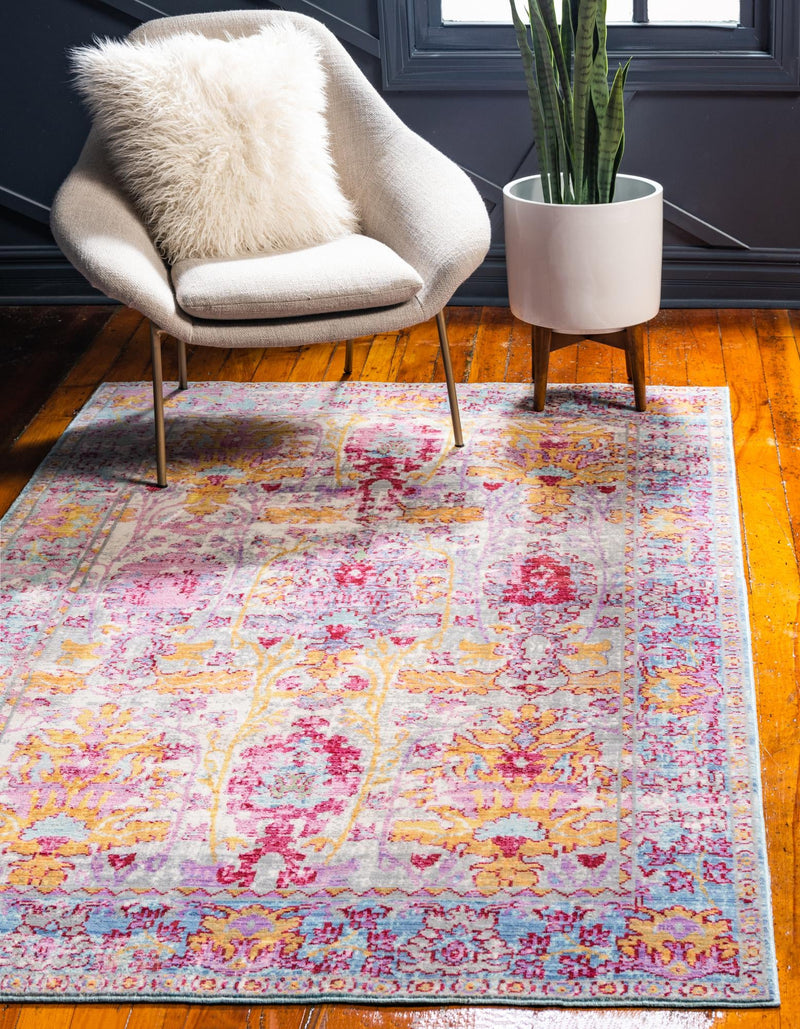 Lagoon Luxe Collection Area Rug - Oyster Rectangle Beige lifestyle 2