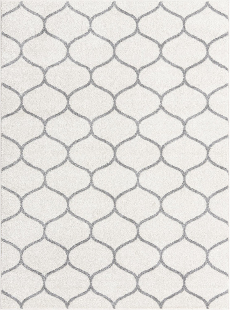 Lattice Garden Collection Area Rug - Pergolatown (Ivory) Rectangle Ivory Main