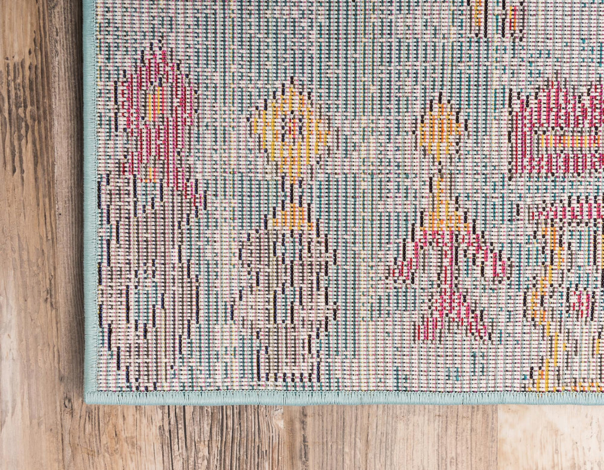 Sedona Vista Collection Area Rug - Pueblo Rectangular Turquoise lifestyle 34