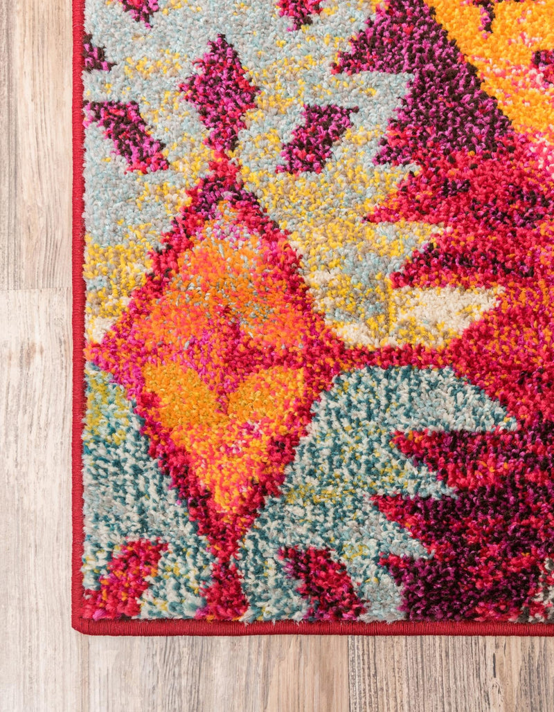 Sedona Vista Collection Area Rug - Hopi Rectangular Rust Red lifestyle 48