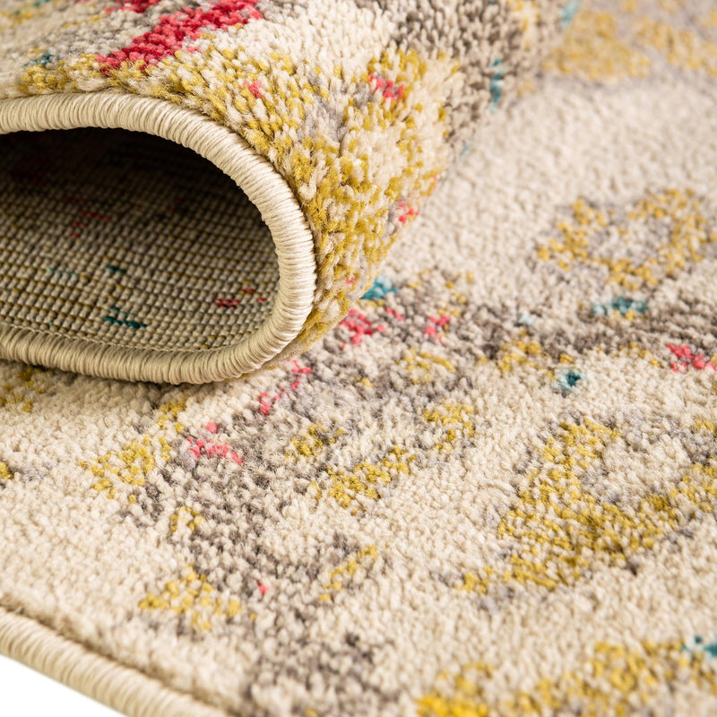 Sedona Vista Collection Area Rug - Manzanita Square Beige lifestyle 35