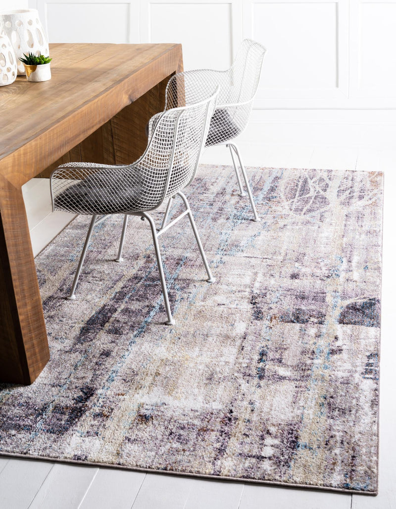 Urban Hub Collection Area Rug - Metropolis Rectangle Multi lifestyle 2