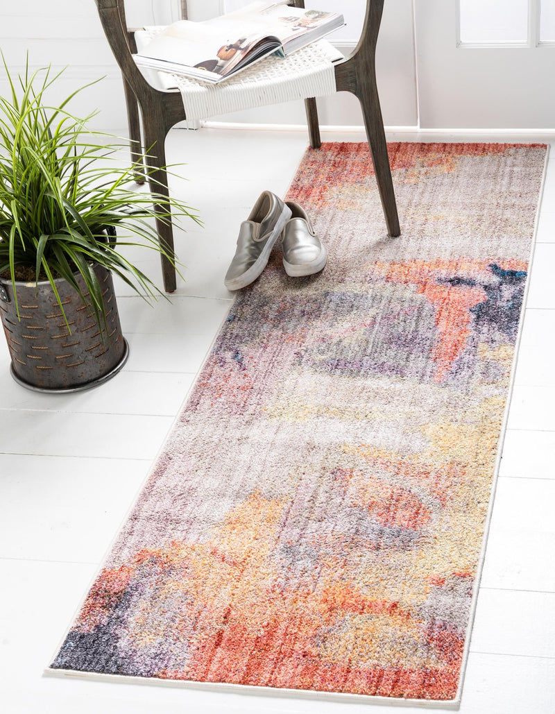Urban Hub Collection Area Rug - District Runner Multi lifestyle 14