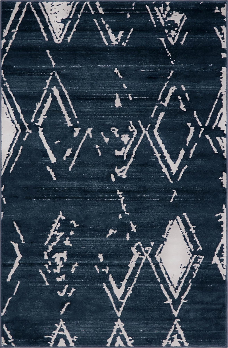 Metro Heights Collection Area Rug - Madison Rectangle Navy Blue lifestyle 2