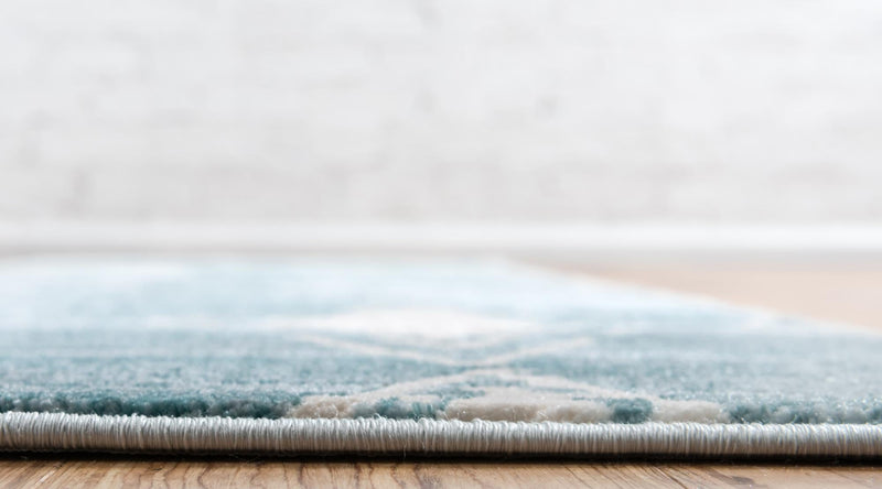 Metro Heights Collection Area Rug - Madison Rectangle Turquoise lifestyle 13