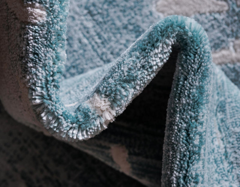 Metro Heights Collection Area Rug - Madison Rectangle Turquoise lifestyle 19