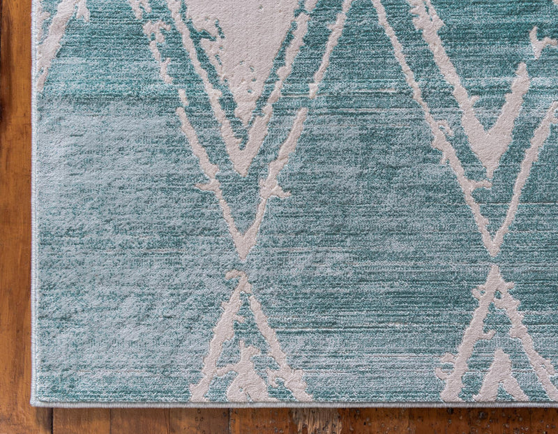 Metro Heights Collection Area Rug - Madison Rectangle Turquoise lifestyle 21