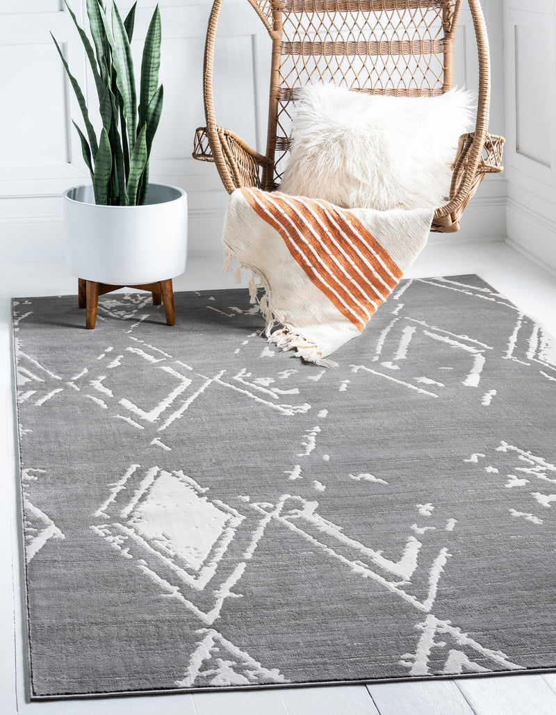 Metro Heights Collection Area Rug - Madison Rectangle Gray lifestyle 7