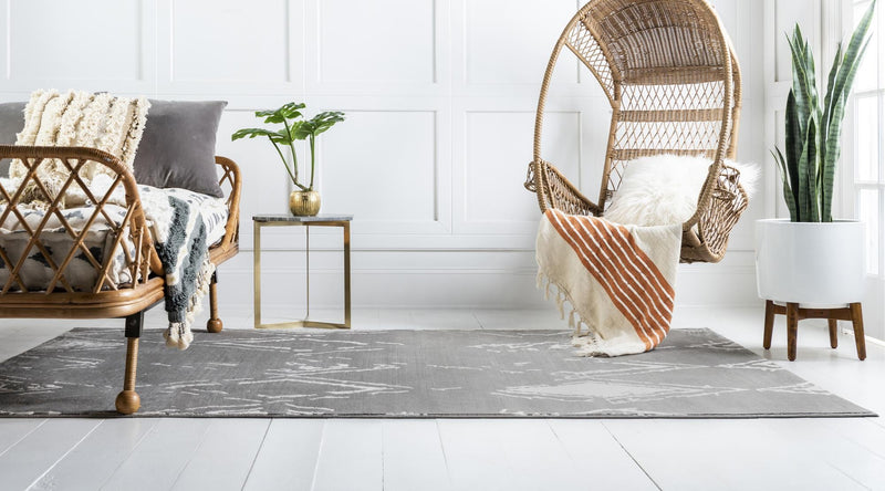 Metro Heights Collection Area Rug - Madison Rectangle Gray lifestyle 16