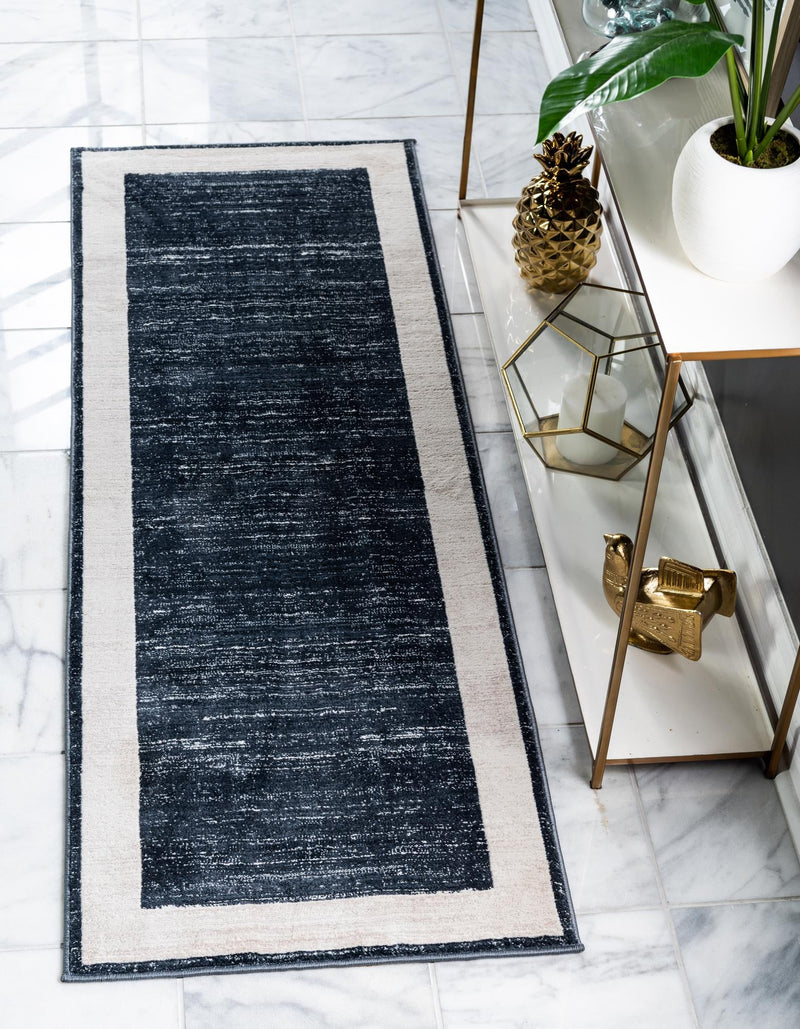 Metro Heights Collection Area Rug - Park Runner Navy Blue lifestyle 65
