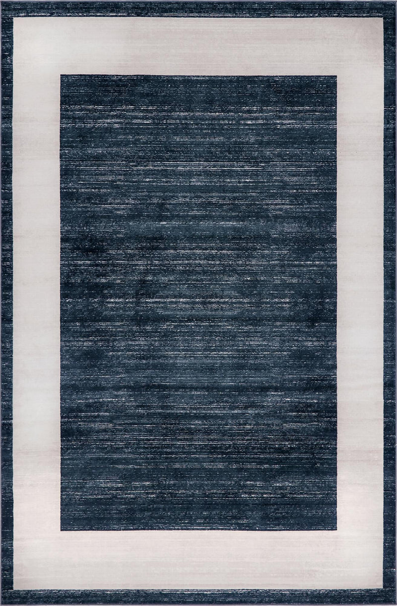 Metro Heights Collection Area Rug - Park Rectangle Navy Blue lifestyle 3